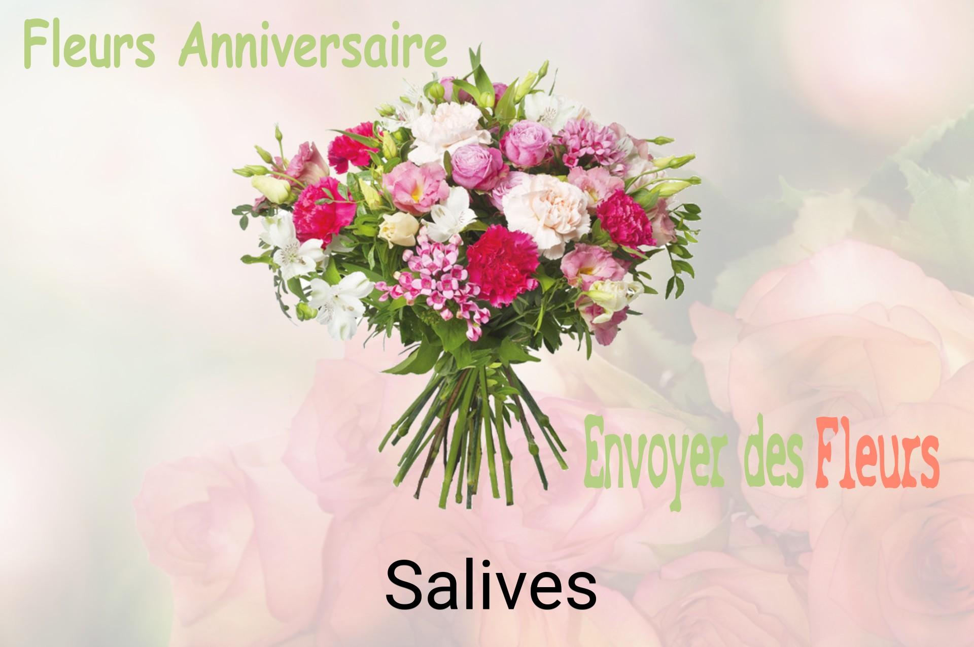 Bouquet de fleurs d’anniversaire livré à Salives