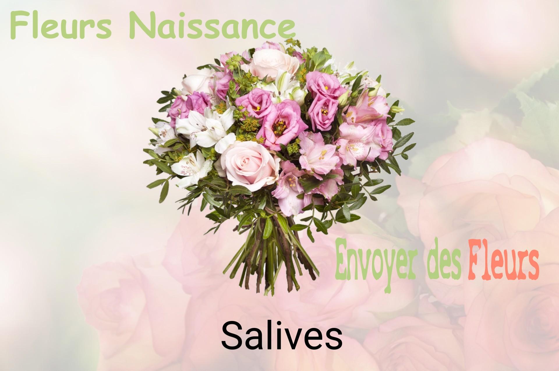 Bouquet de fleurs de naissance livré à Salives
